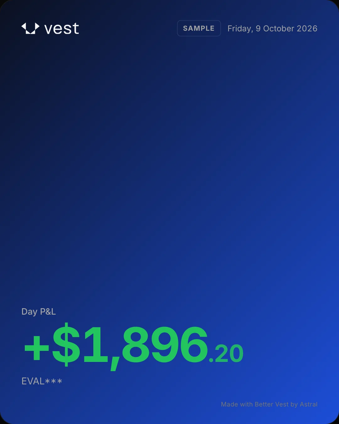 A gradient background
